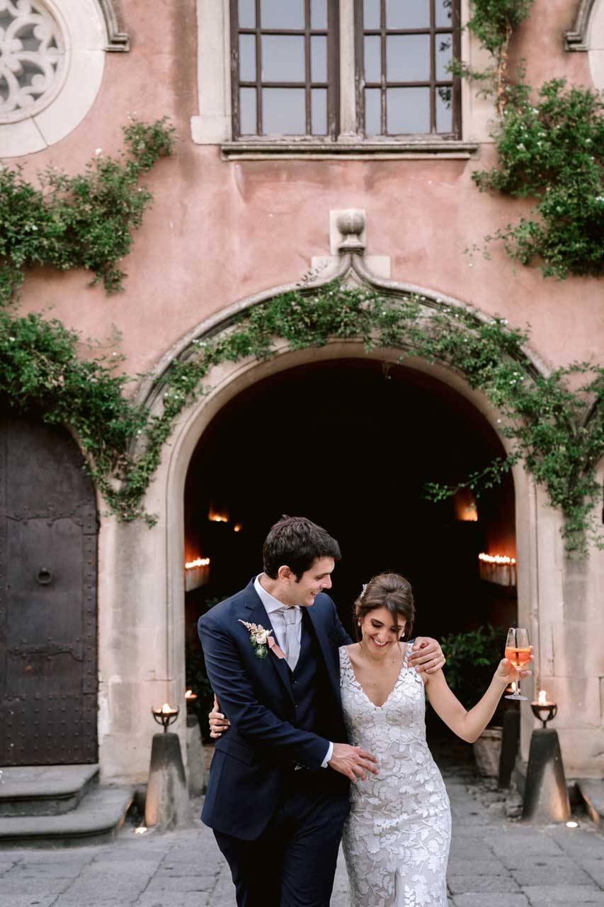 Roberta and Marc Antoine-Wedding at Castello Xirumi